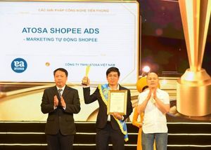 Atosa Shopee Ads đạt giải Sao Khuê 2022 hạng mục Giải pháp Công nghệ Tiên phong cho ngành TMĐT