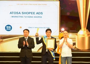 Atosa Shopee Ads đạt giải Sao Khuê 2022 hạng mục Giải pháp Công nghệ Tiên phong cho ngành TMĐT