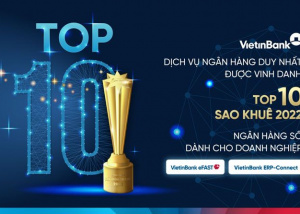 Ngân hàng số cho doanh nghiệp của VietinBank - Dịch vụ ngân hàng duy nhất lọt Top 10 Sao Khuê 2022