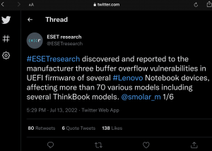 Lenovo vá lỗ hổng trong 70 mẫu laptop đang bán trên thị trường