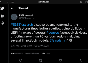 Lenovo vá lỗ hổng trong 70 mẫu laptop đang bán trên thị trường