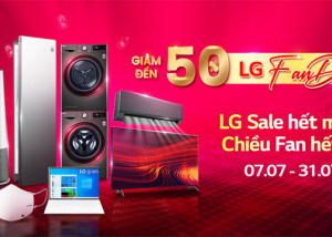 LG tri ân khách hàng bằng nhiều chương trình khuyến mãi hấp dẫn