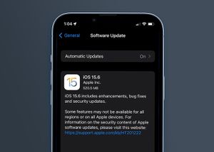 Apple phát hành iOS 15.6 và loạt bản cập nhật mới