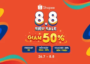 Hàng hiệu giá xịn đồng loạt đổ bộ Shopee Mall trong hôm nay