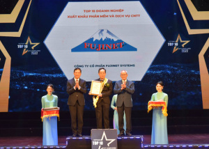 FUJINET - TOP 10 Doanh nghiệp Xuất khẩu phần mềm và Dịch vụ CNTT 2022