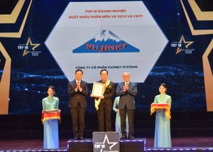 FUJINET - TOP 10 Doanh nghiệp Xuất khẩu phần mềm và Dịch vụ CNTT 2022