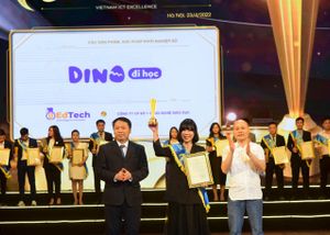 DINO Đi Học – Hệ sinh thái giáo dục duy nhất thuộc giải pháp khởi nghiệp số được vinh danh tại Sao Khuê 2022