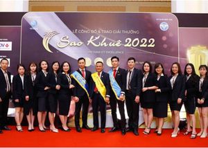 Giải pháp chuyển đổi số MISA được vinh danh 1 trong 10 sản phẩm tinh hoa nhất Sao Khuê 2022