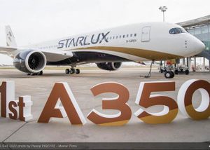 STARLUX nhận máy bay A350 đầu tiê