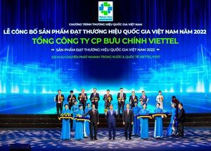 Viettel Post được vinh danh tại chương trình Thương hiệu quốc gia Việt Nam 2022