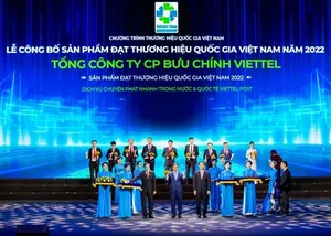 Viettel Post được vinh danh tại chương trình Thương hiệu quốc gia Việt Nam 2022