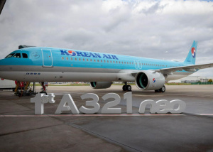 Korean Air nhận máy bay A321neo đầu tiên
