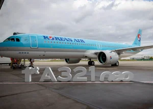 Korean Air nhận máy bay A321neo đầu tiên