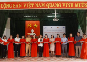 Công bố thí điểm công cụ thu gom rác trên sông tại huyện Nam Trực, tỉnh Nam Định