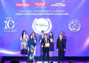 FPT Long Châu được vinh danh Top 10 Tin Dùng Việt Nam 2022