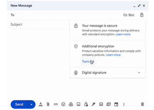 Google thêm tùy chọn mã hóa phía người dùng cho dịch vụ Gmail