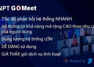 VNPT GoMeet - dịch vụ họp trực tuyến trên nền điện toán đám mây hàng đầu Việt Nam