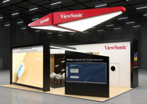 Màn hình của ViewSonic được trình diễn tại sự kiện ISE 2023