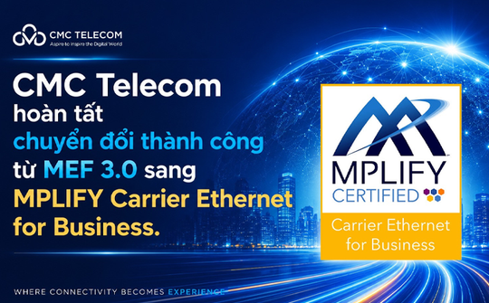 CMC Telecom hoàn tất chuyển đổi sang MPLIFY Carrier Ethernet for Business