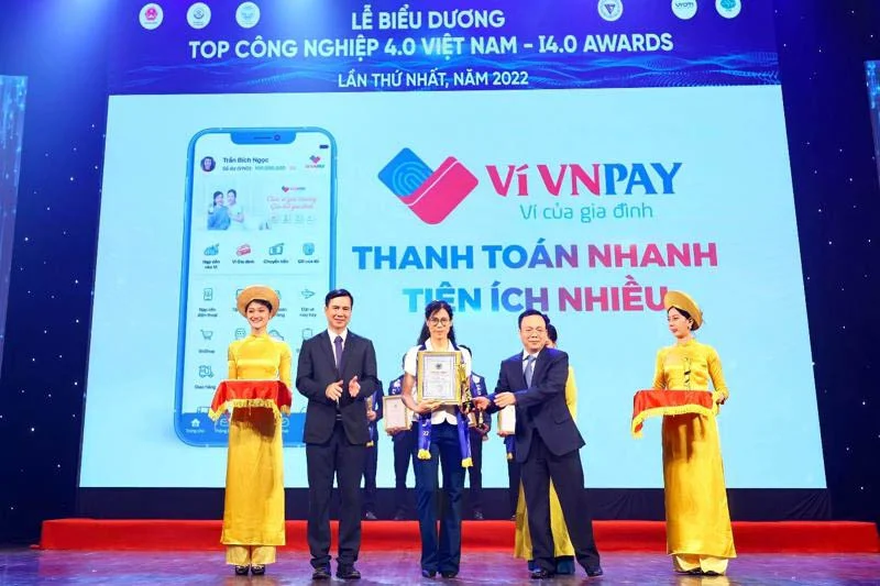 Ví VNPAY đạt giải Top Công nghệ 4.0 Việt Nam 2022